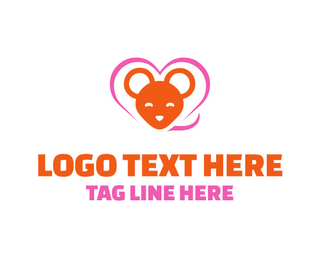 Baby Mouse Face Logo