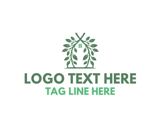 Nature Home Wild Flower Logo