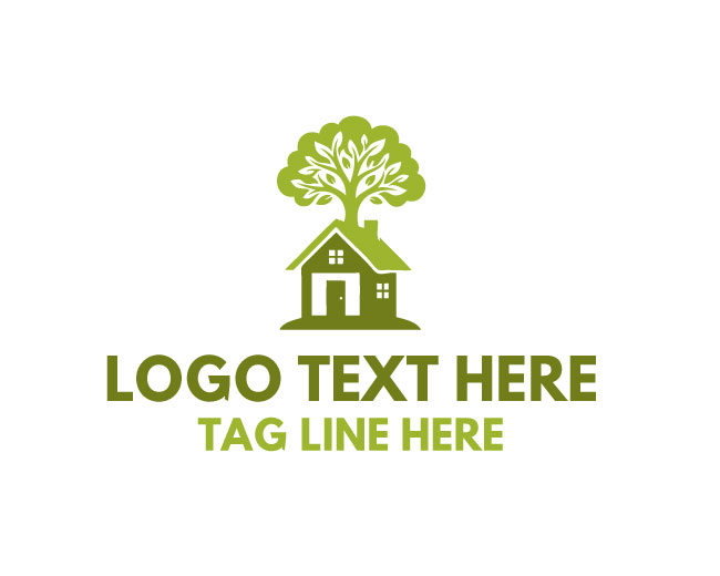 Nature Home Maple Leaf Roof Logo