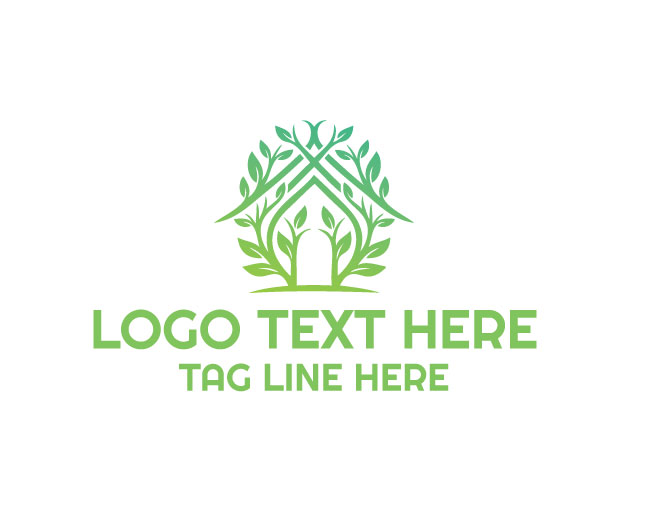 Nature Home Leaf Logo