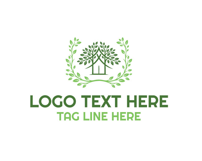 Nature Home Fern Roof Logo