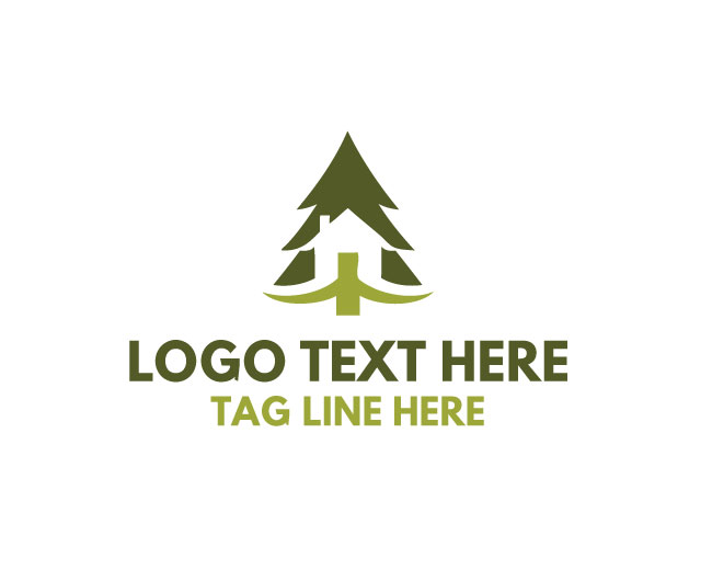 Tree Roofing Leaf Roof Logo