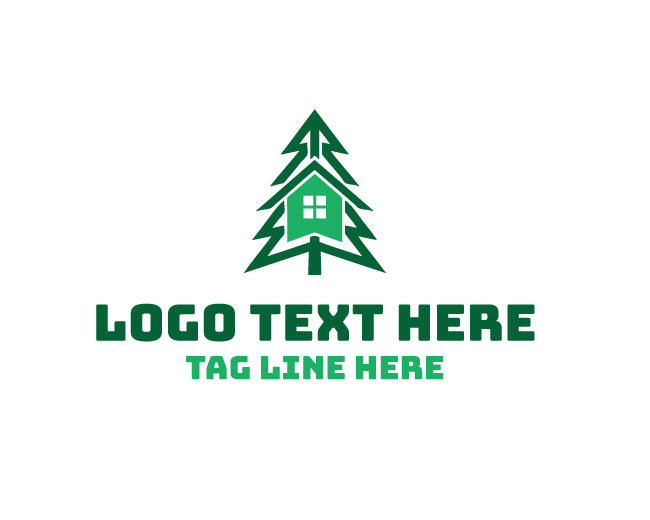 Tree Roofing Green Peak Logo