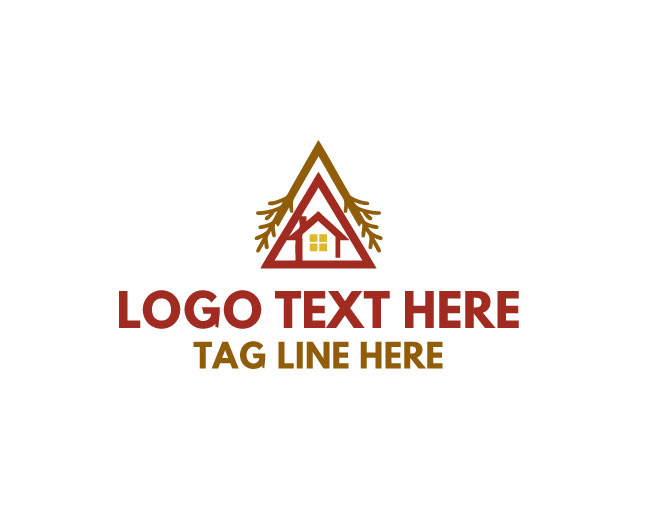 Tree Roofing Pine Roof Logo