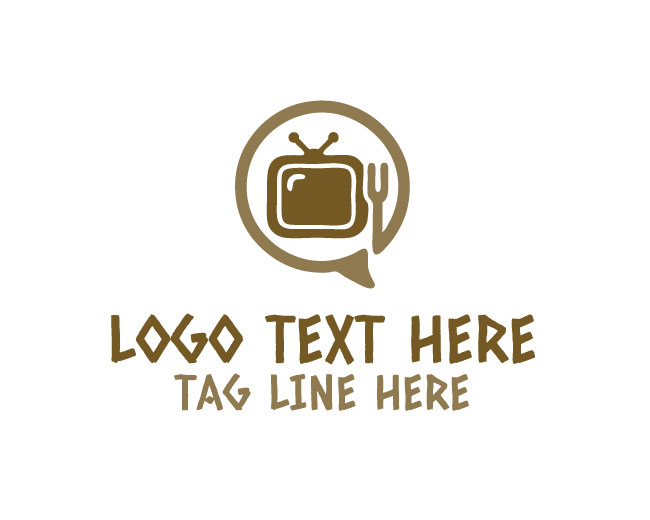 Food TV Spoon Play Logo