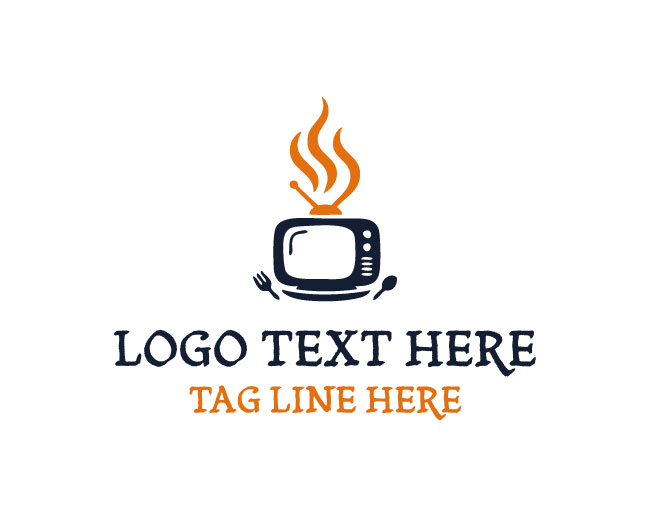 Food TV Fork Play Logo