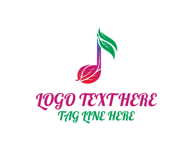 Musical Note Eco Tune Logo