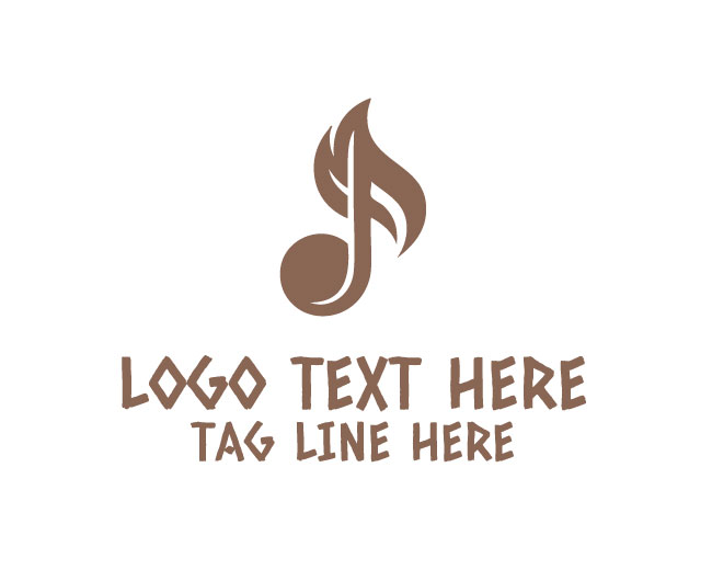 Musical Note Forest Note Logo
