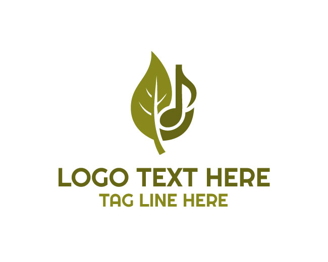 Musical Note Green Sound Logo