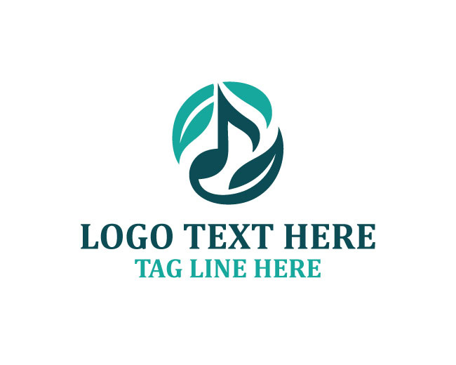Musical Note Melody Peak Logo