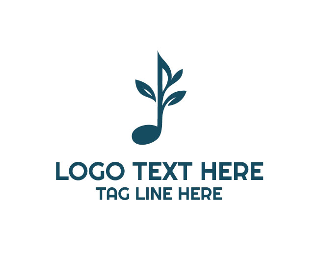 Musical Note Tune Forest Logo