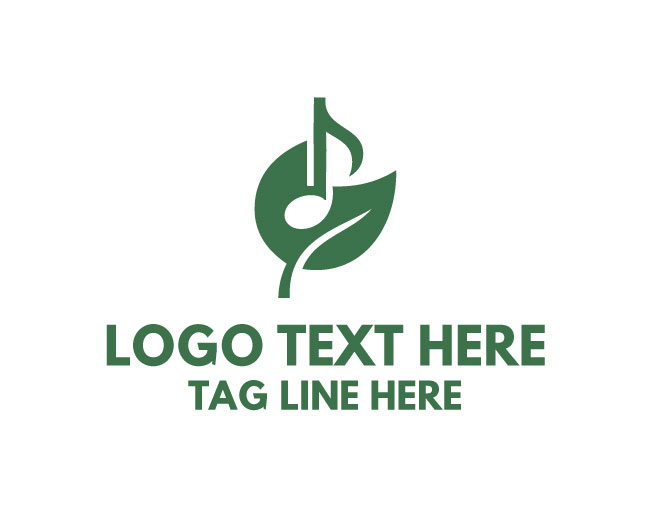 Musical Note Rhythm Root Logo