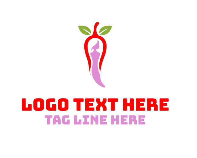  Fiery Chili Woman Logo