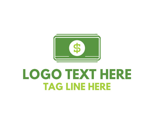 Money Bill Dollar Peak Logo