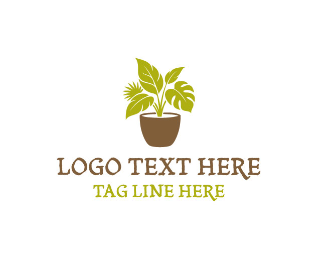 Nature Pot Forest Pot Logo
