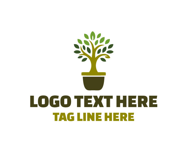 Nature Pot Earth Pot Logo