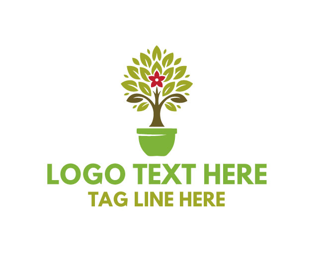 Nature Pot Bloom Pot Logo