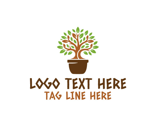 Nature Pot Green Root Logo