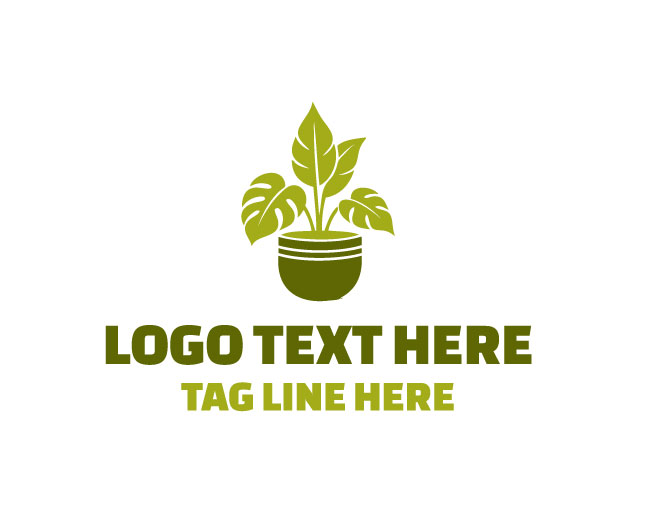 Nature Pot Root Bloom Logo
