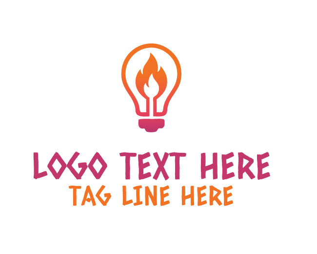 BrightFlare Bulb Logo