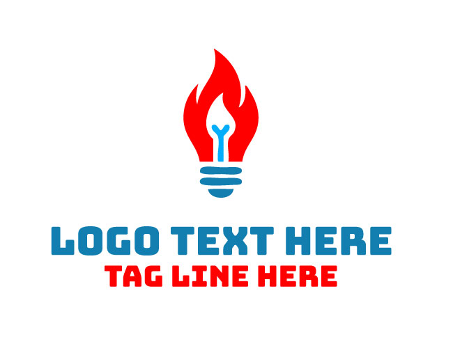 FlameVision Bulb Logo