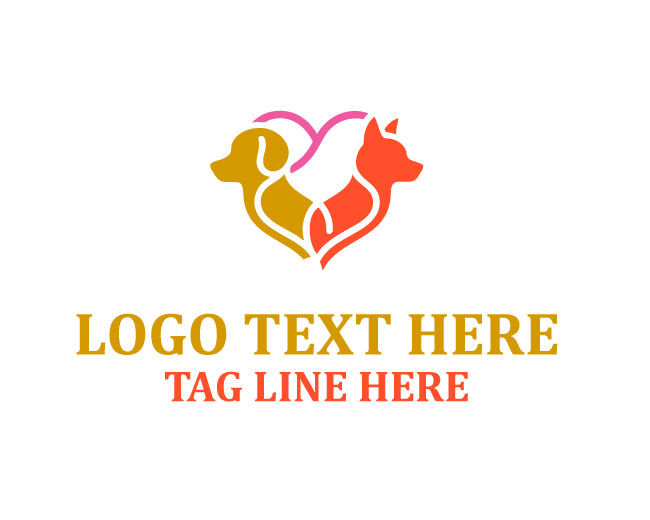  Heart Connection Pet Logo