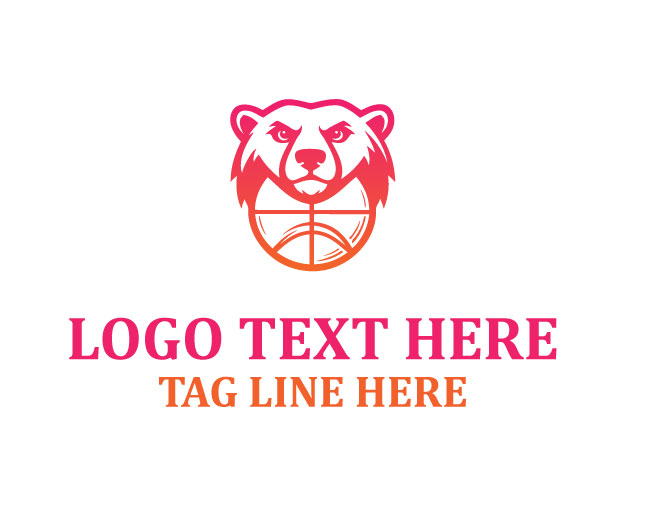  Momentum Bear Basketball Logo
