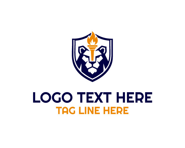 Lion Torch Logo