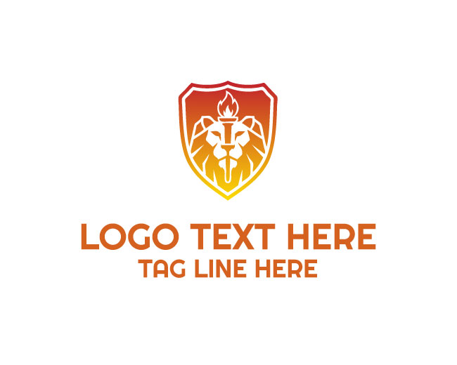  Golden Lion Torch Logo