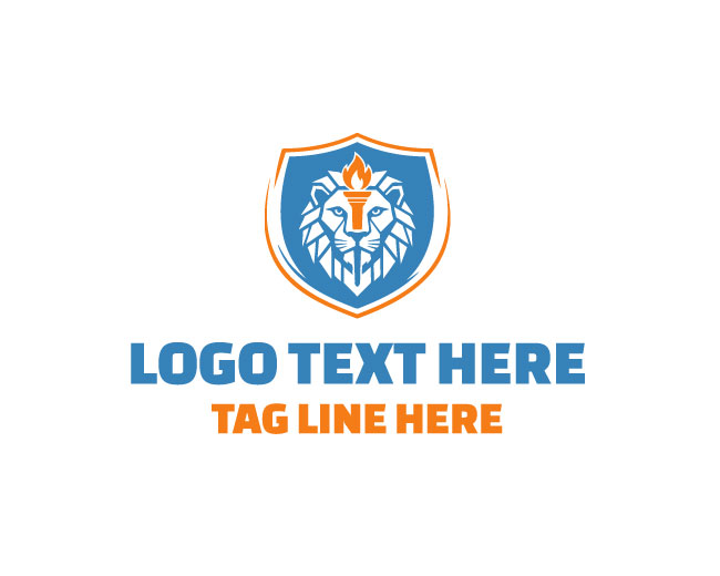 Lion Torch Victory Logo