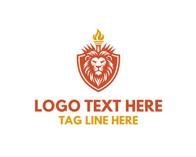 Lion Torch Guardian Logo