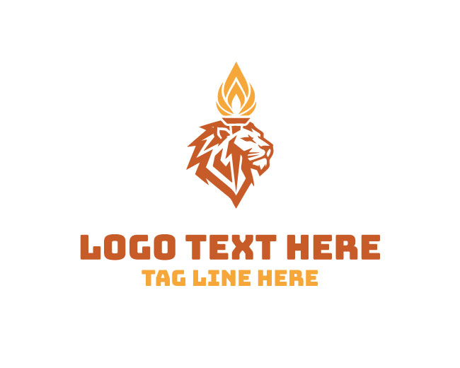 Lion Torch Beacon Logo