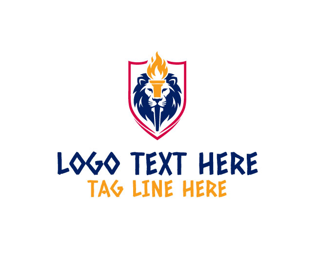 Lion Torch Champion Logo