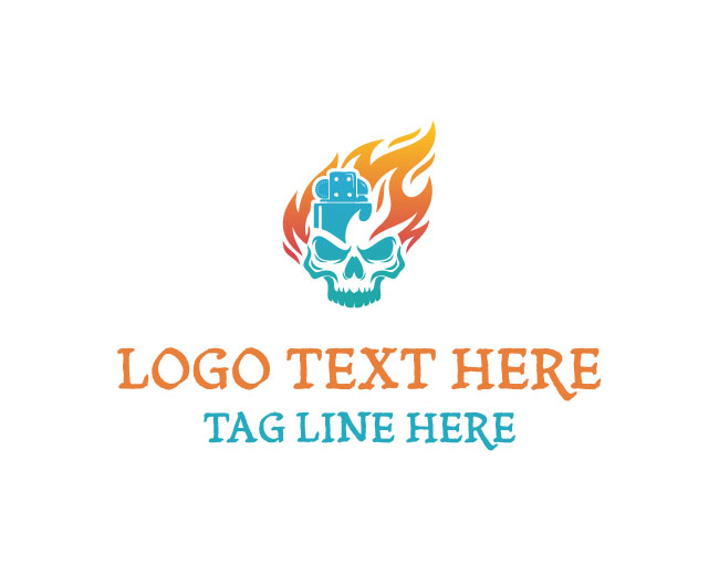 Inferno Skull Lighter Logo