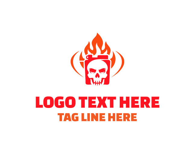 Ghost Skull Lighter Logo