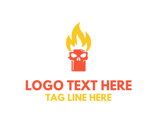 Ignite Skull Lighter Logo