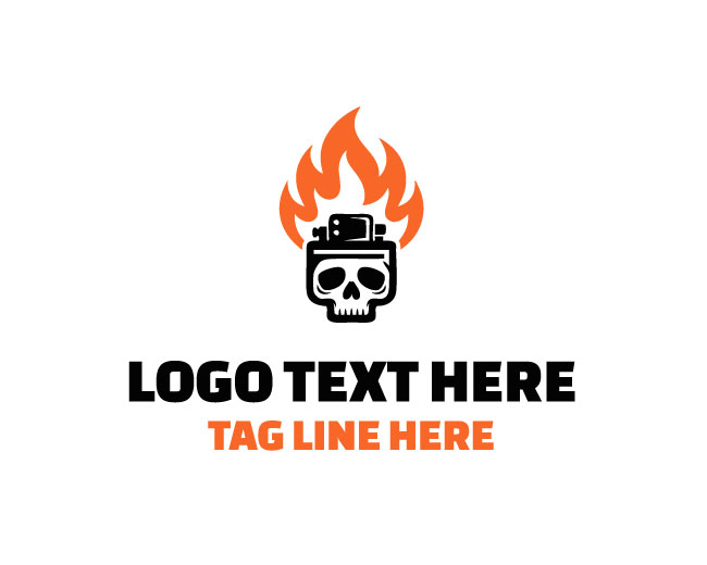Skull Fusion Lighter Logo