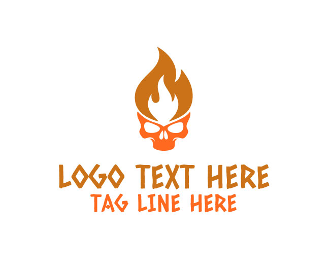  Skull Spark Lighter Logo