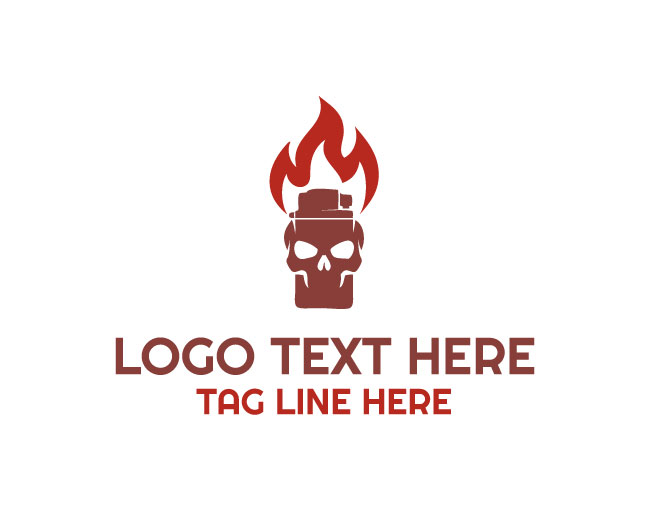 Skull Voltage Lighter Logo