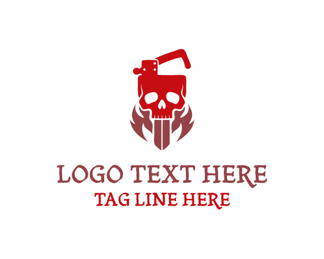 Vortex Skull Lighter Logo