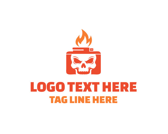 Skull Forge Lighter Logo
