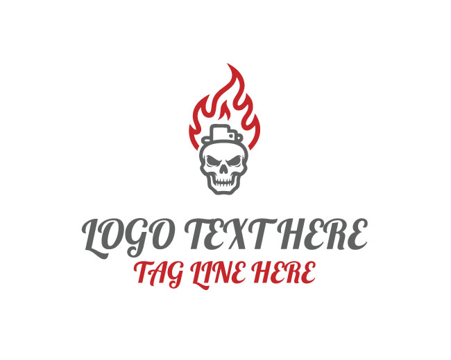 Skull Impact Lighter Logo