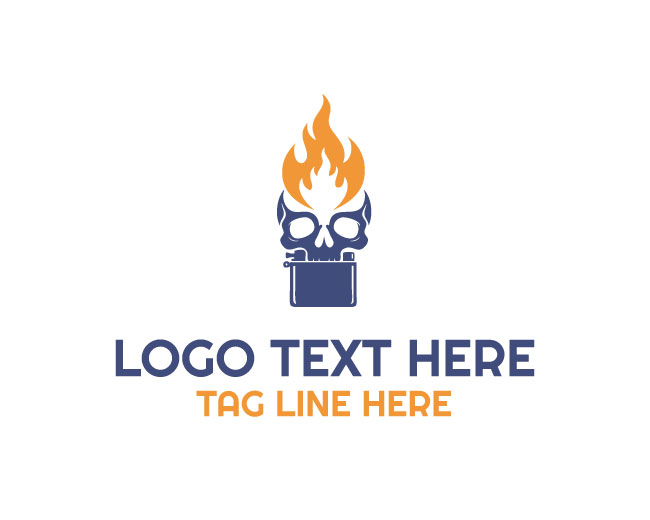 Skull FireForge Logo