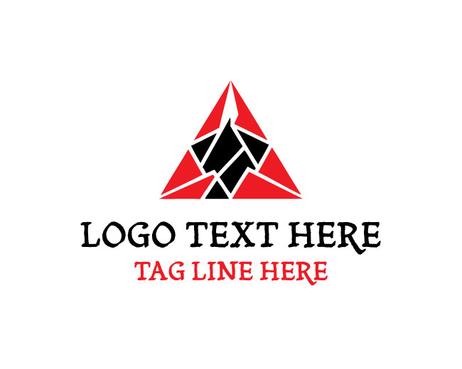  Futuristic Abstract Triangle Logo