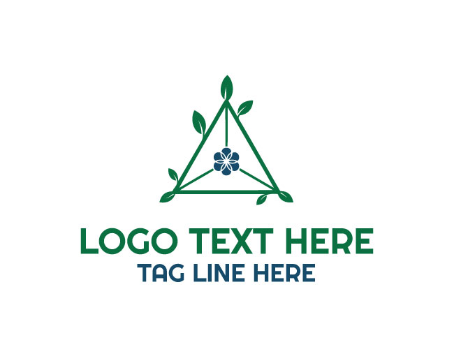 Flower Triangle Logo