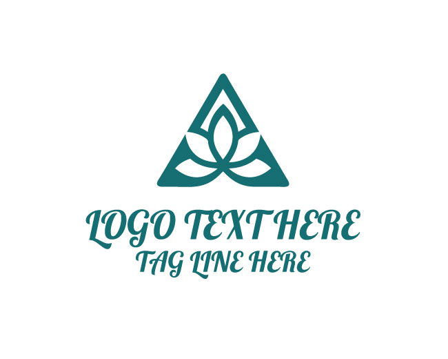 Petal Crown Triangle Logo
