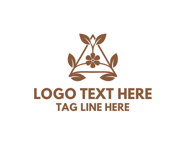  Flower Harmony Triangle Logo