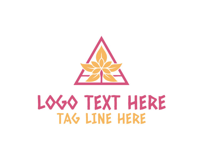  Garden Bloom Triangle Logo
