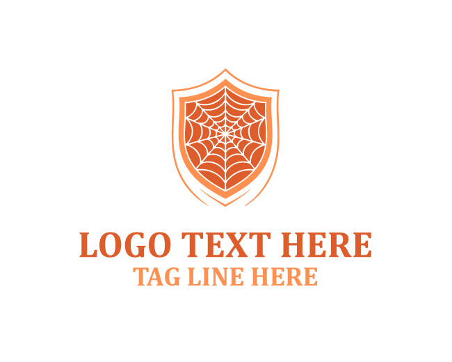 Spider Web Shield Logo