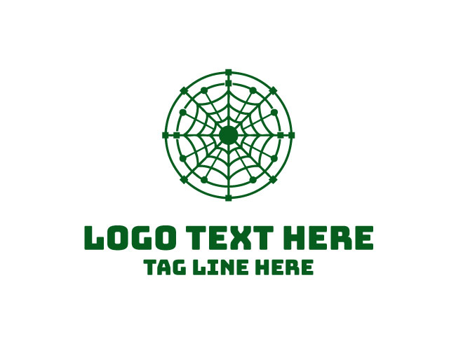 Natural Spider Web Logo